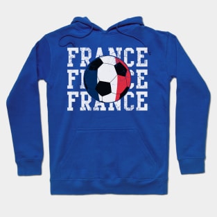 France Flag Soccer Ball Hoodie